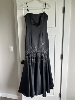 Black Mermaid Prom Dress